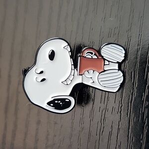 Peanuts Snoopy with Coffee Inspired Enamel Pin